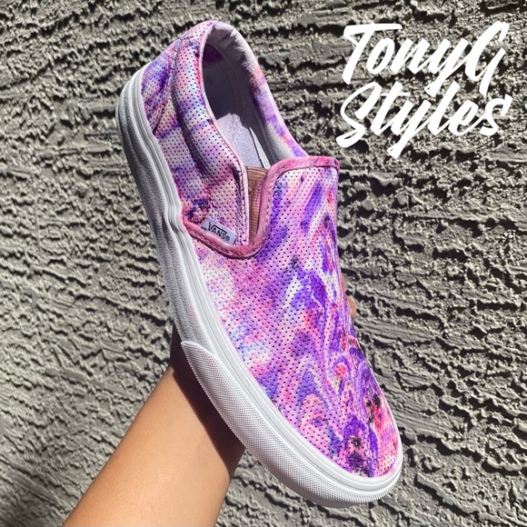 🔥NEW🔥 VANS SLIP ON (CUSTOM) - Picture 1 of 16